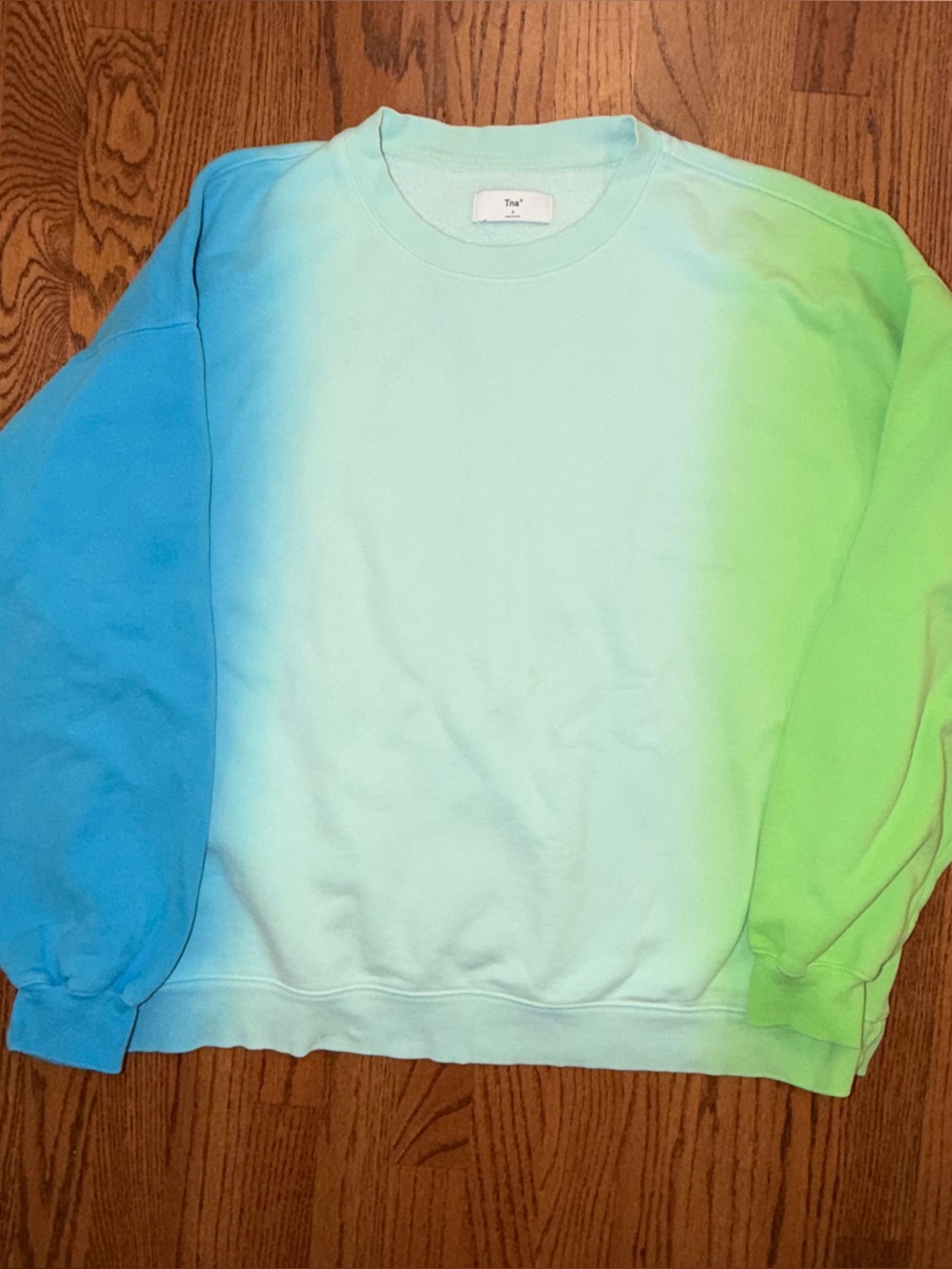 TNA Ombre Crewneck Sweatshirt from Aritzia